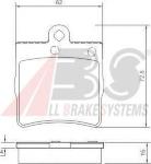 Kit pastiglie freno, Freno a disco 37021 A.B.S. per MERCEDES-BENZ CHRYSLER