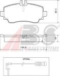 Kit pastiglie freno, Freno a disco 37078 A.B.S. per MERCEDES-BENZ