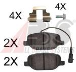 KIT PASTIGLIE FRENO POSTERIORI ALFA ROMEO GIULIETTA (940_) 1.6JTDM 2.0 JTDM 1.4 