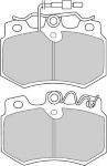 KIT PASTIGLIE FRENO PEUGEOT 309, 205 Dal 1983 al 1993