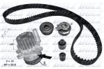 Pompa acqua + Kit cinghie dentate KD100 DOLZ per VW AUDI SEAT SKODA