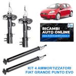 KIT 4 AMMORTIZZATORI FIAT GRANDE PUNTO EVO 199 TUTTI MI MODELLI ANT E POST