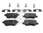 Kit pastiglie freno, Freno a disco 16512 FEBI BILSTEIN per OPEL KIA