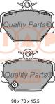 Kit pastiglie freno, Freno a disco 704-00100 IAP QUALITY PARTS